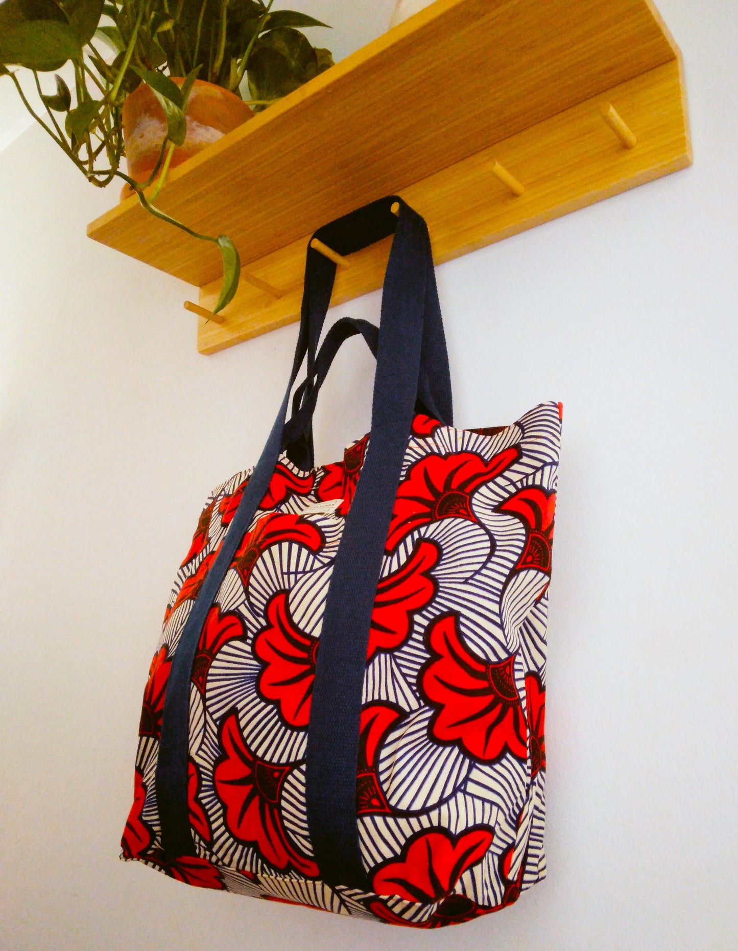 Bolso Zoë flores rojas