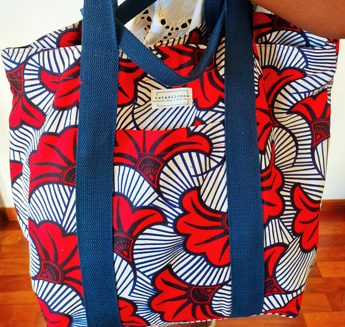 Bolso Zoë flores rojas
