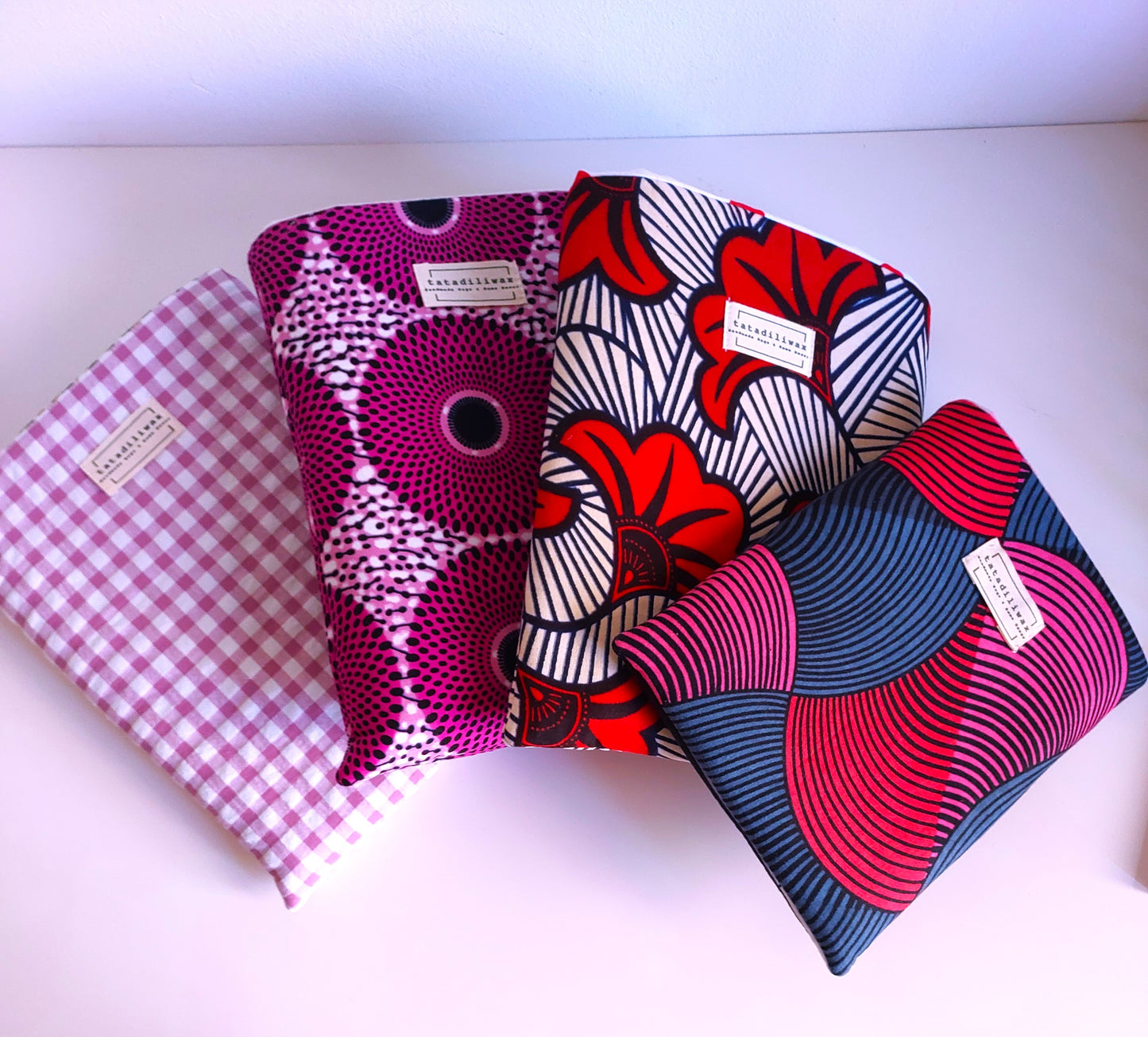 Funda de libro Nina vichy malva