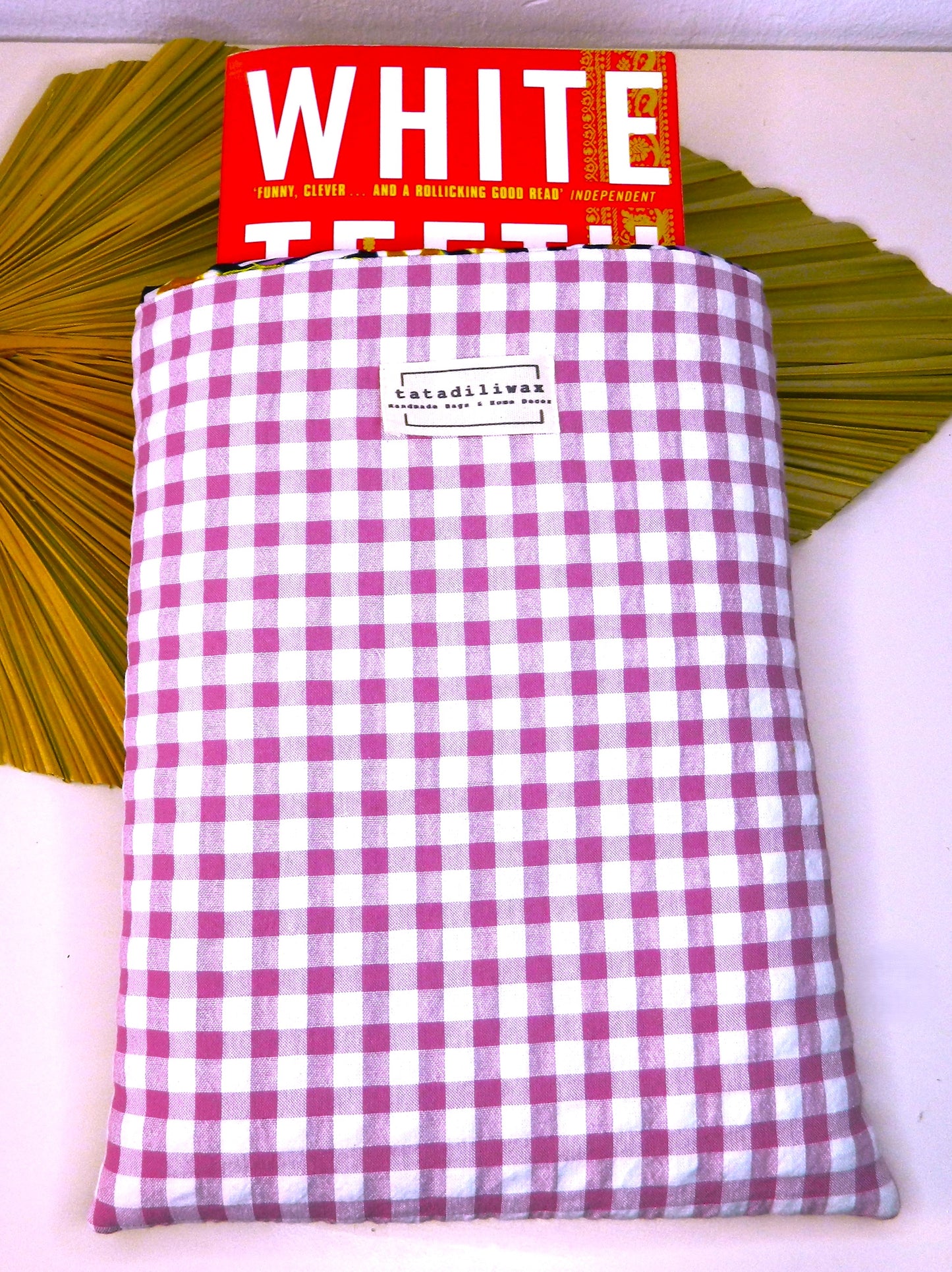 Funda de libro Nina vichy malva