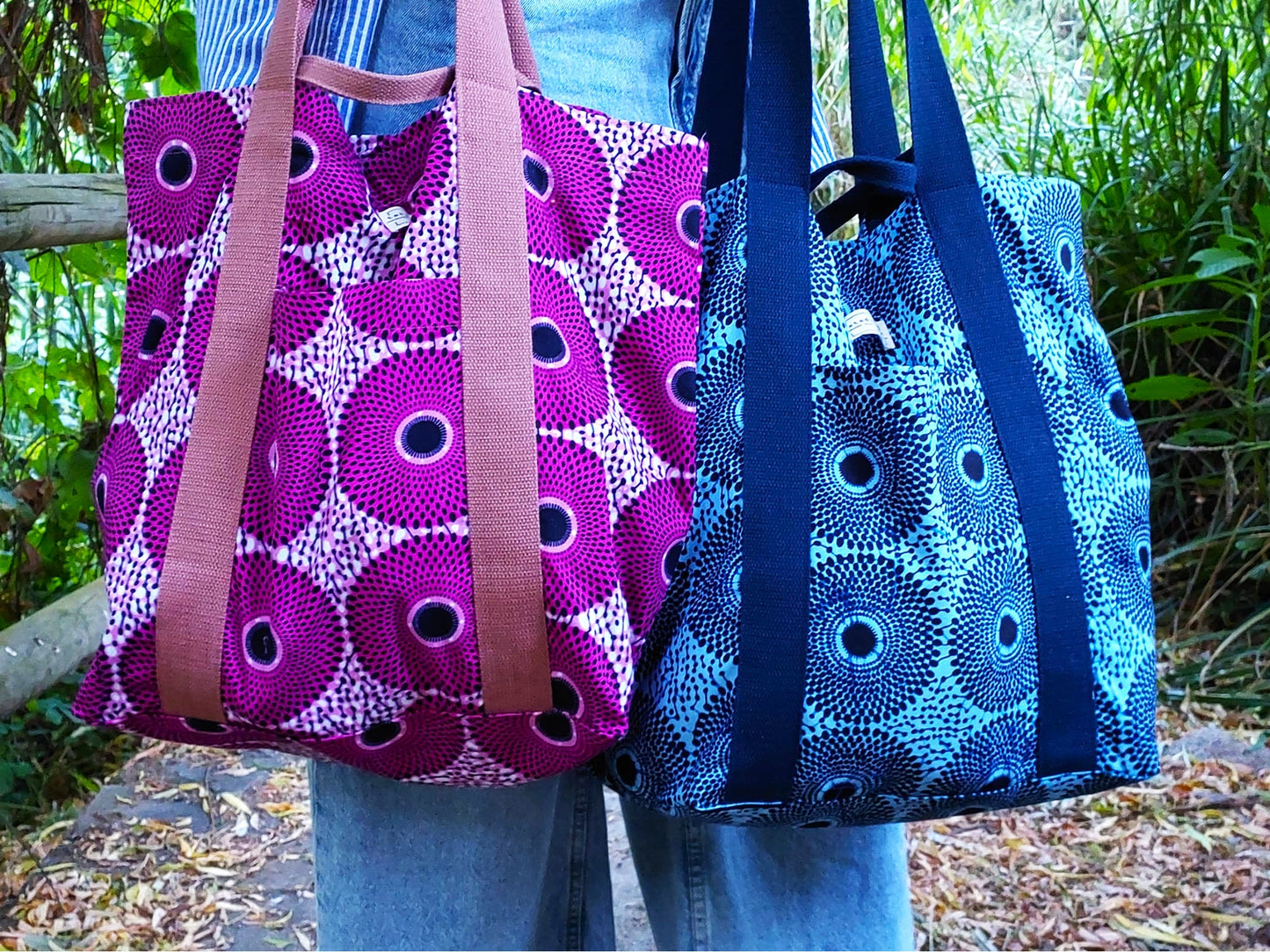 Bolso Zoë círculos rosas