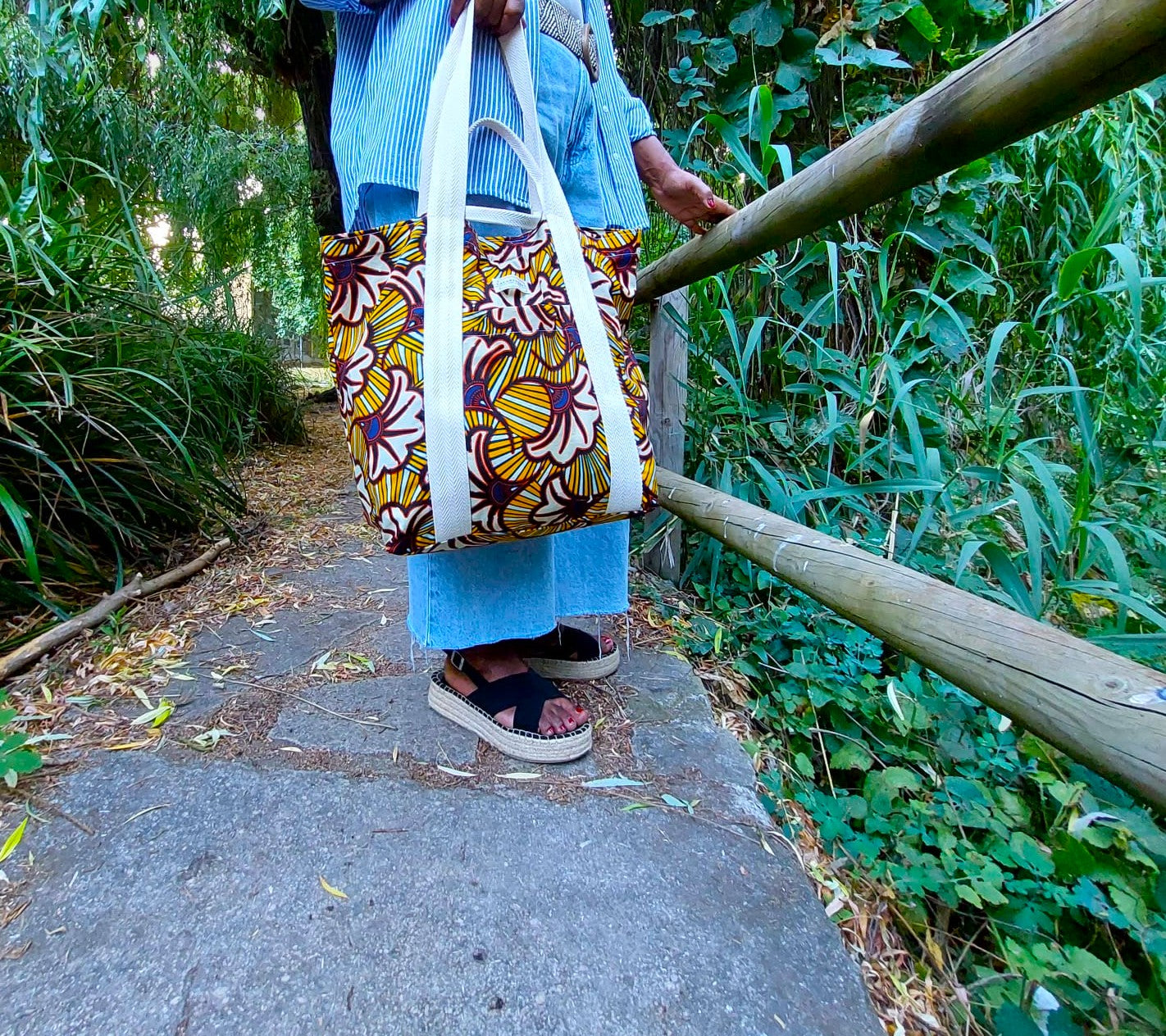 Bolso Zoë flores amarillas