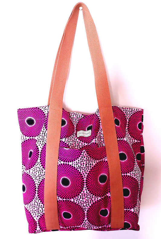 Bolso Zoë círculos rosas