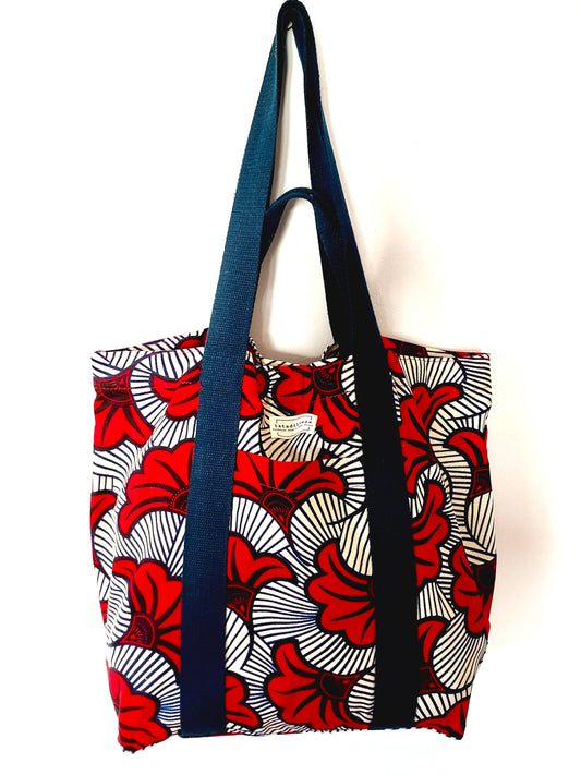 Bolso Zoë flores rojas