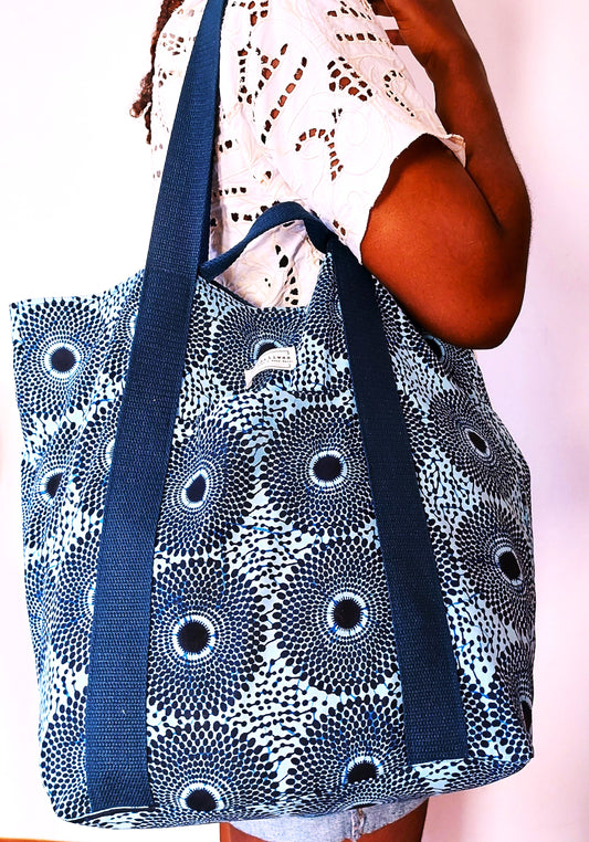 Bolso Zoë  círculos azules
