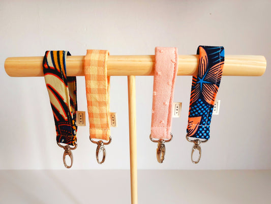Maya keychain wax fabric