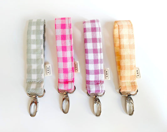Maya keychain gingham 