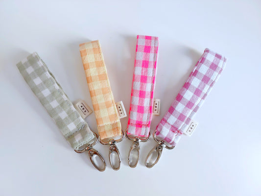 Maya keychain gingham 