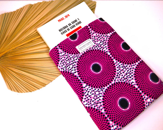 Funda de libro Nina círcurlos rosas