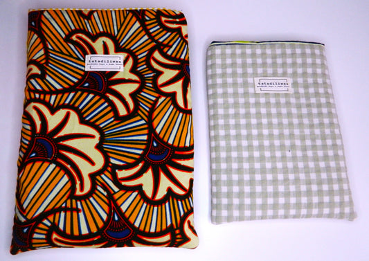 Funda de libro Nina vichy verde